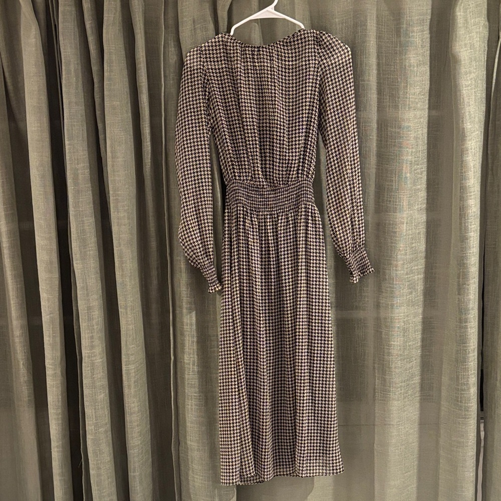 Tommy Hilfiger Black and White Houndstooth Dress